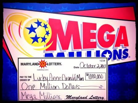 Maryland Lottery Part-time Marylander Pulls in $1 Million Mega Millions