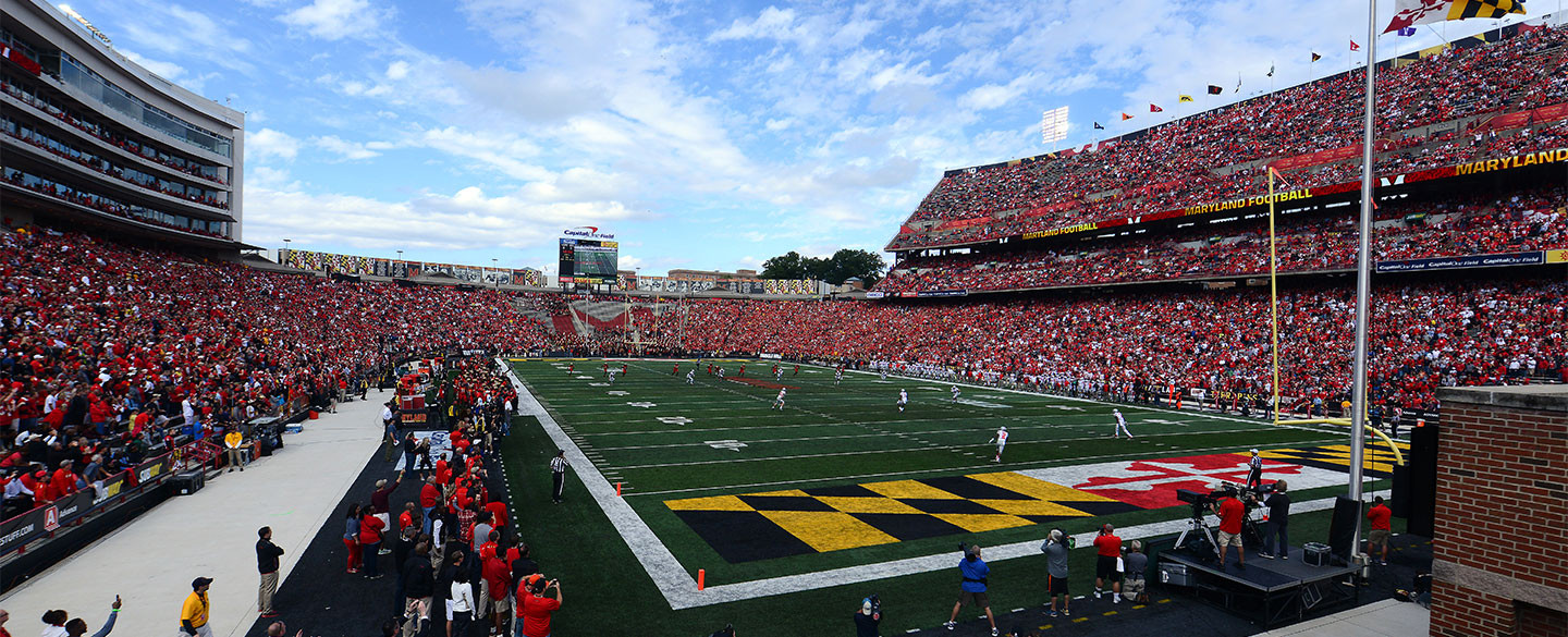 maryland lottery maryland terps vs michigan wolverines capital one field at maryland stadium seating chart