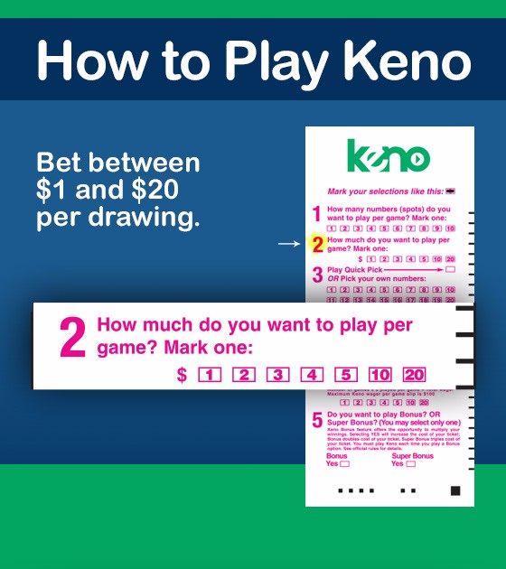 Bet between $1 and $20 per drawing.