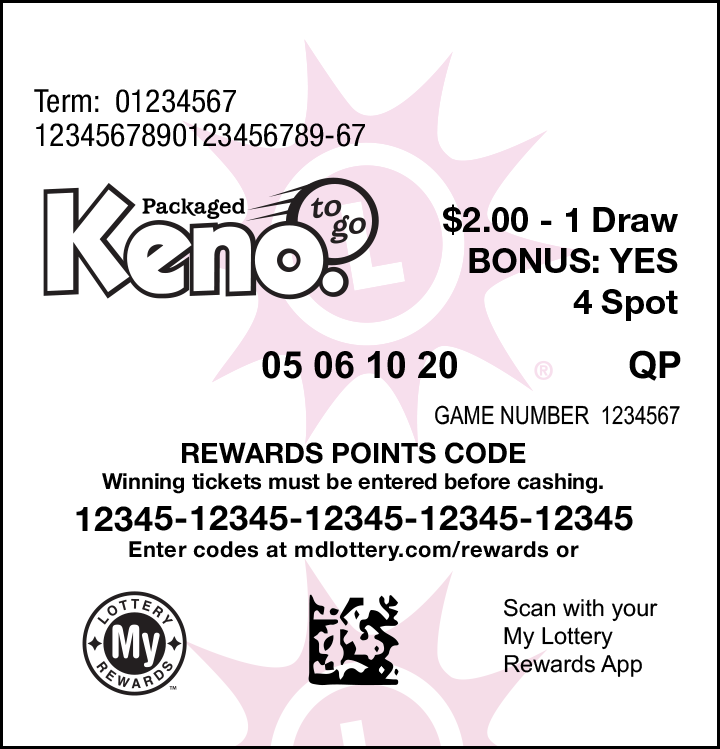 Keno Maryland Lottery