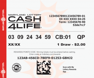 nj cash 4 life winning numbers