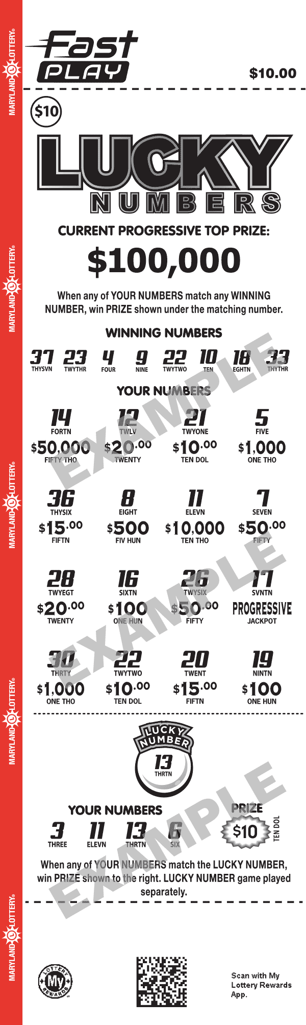 Find lotto sales lucky numbers