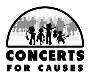 logo for concerts for causes