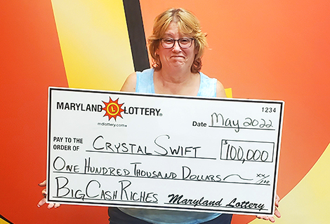 Crisfield Woman Swiftly Nabs Top Prize Playing Big Cash Riches
