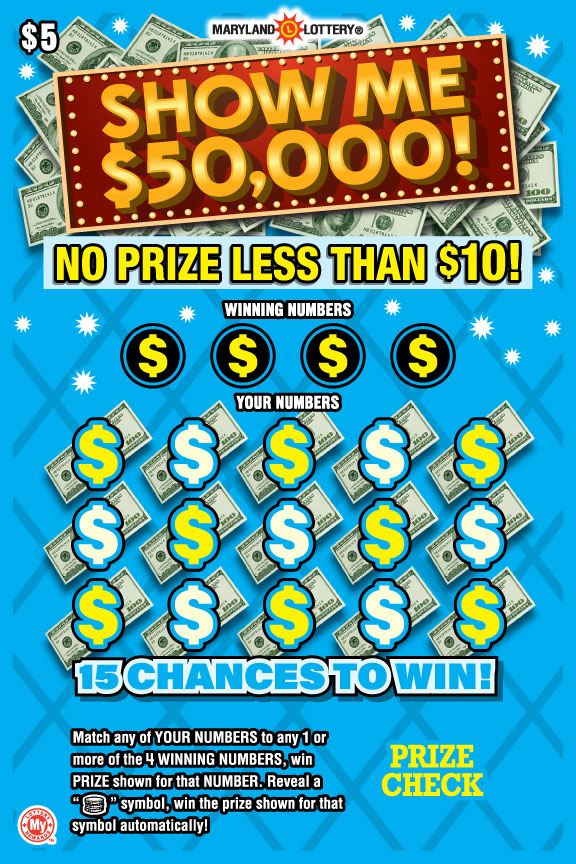 Show Me $50,000! – Maryland Lottery