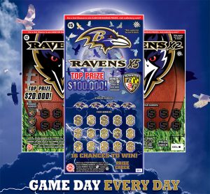 image of Ravens scratch-offs