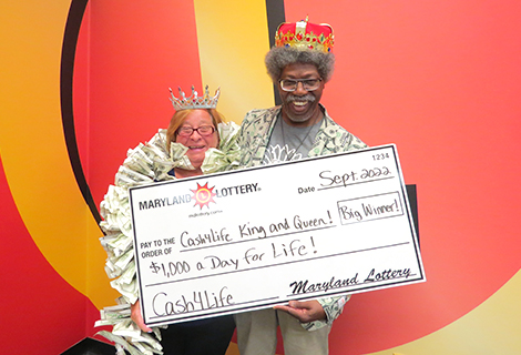 Winning $1,000 a Day for Life Brings Cecil County ‘King and Queen’ to Baltimore