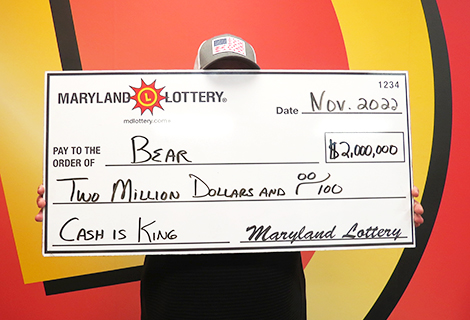 “Bear” of Carroll County is the first $2 million top-prize winner in the $30 Cash is King game.
