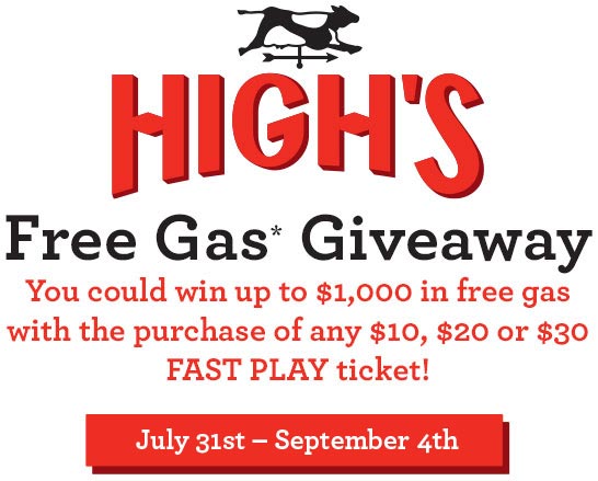 High's Free Gas Giveaway