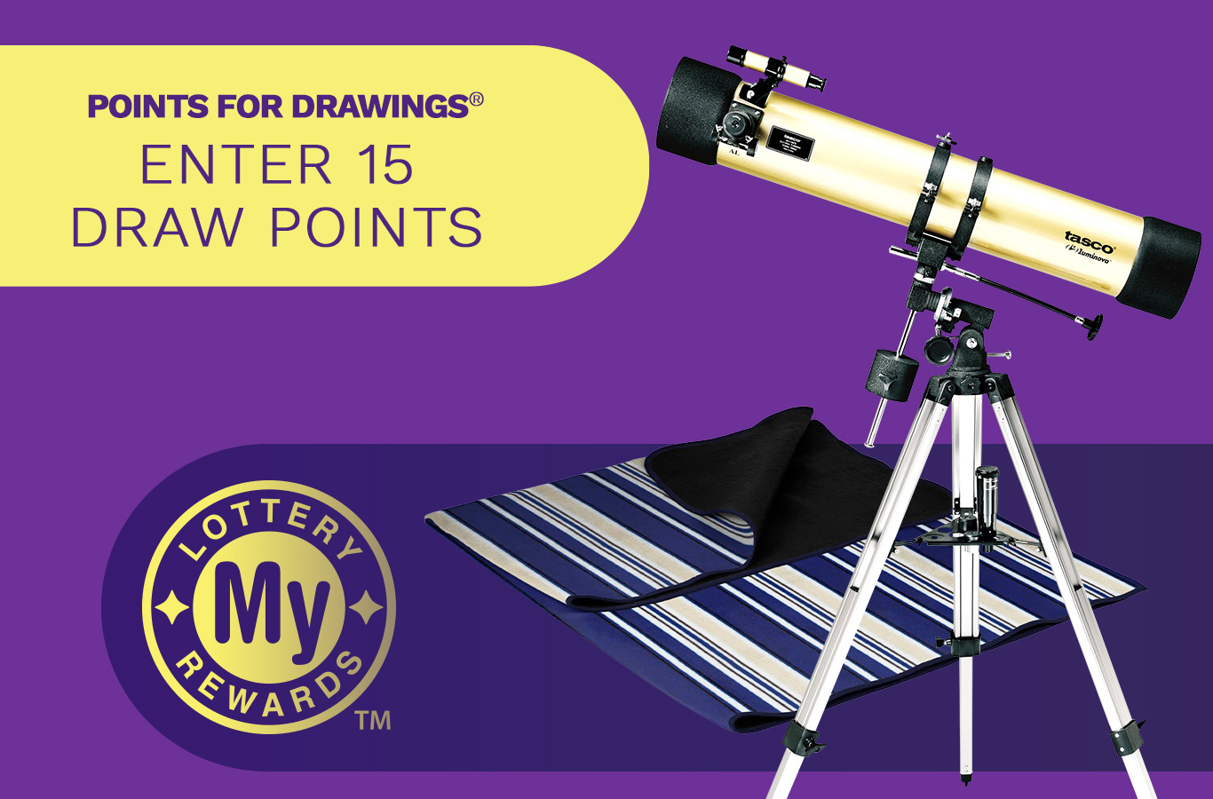 Here's your chance to win a Telescope and Blanket! Enter by Monday, September 4th.