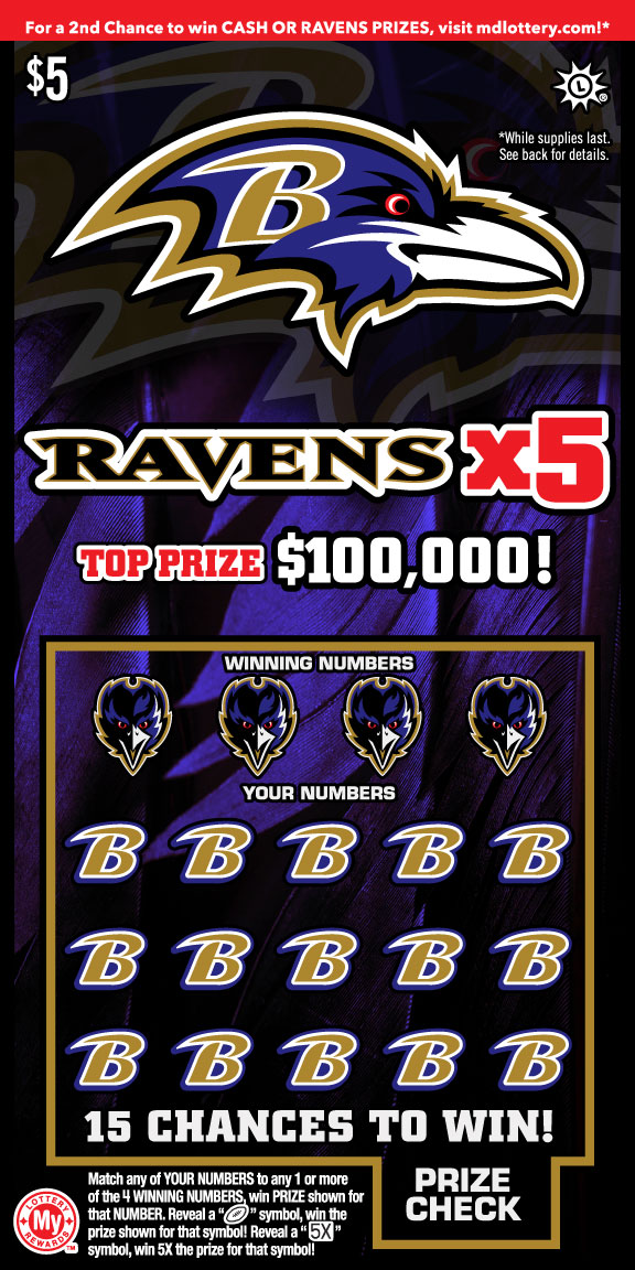 Ravens X5 – Maryland Lottery