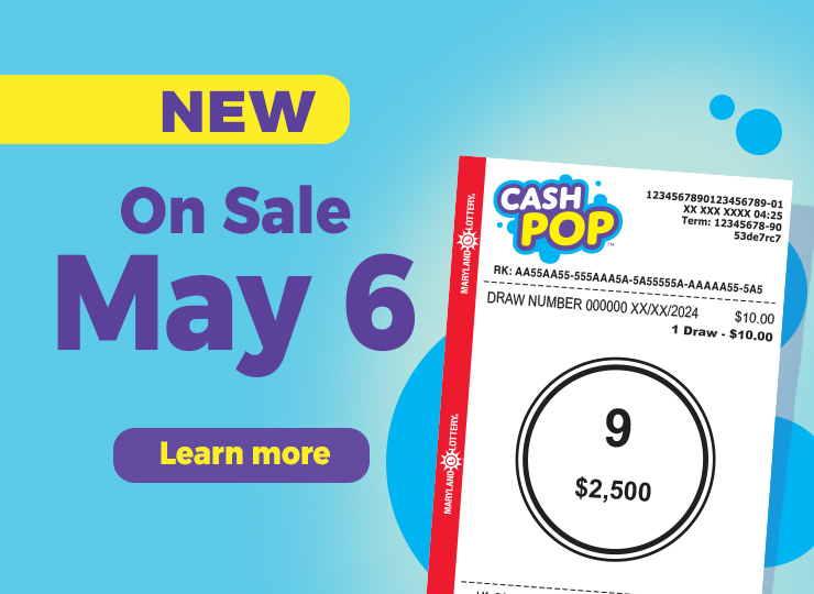 New game CASH POP on sale May 6 - Learn More