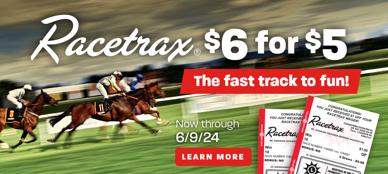 Racetrax $6 for $5 - the fast track to fun! Now through 6/9/24 - Learn More
