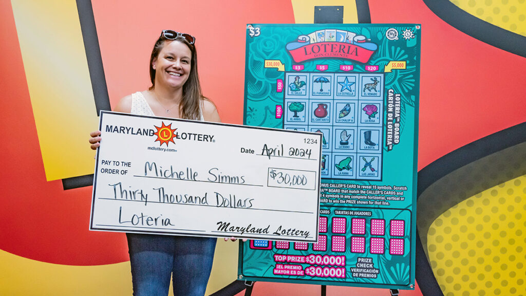 Skipping a trip to the gym to hang out with friends lead to a $30,000 win for Kingsville resident Michelle Simms. She won a top prize on the Loteria scratch-off ticket.