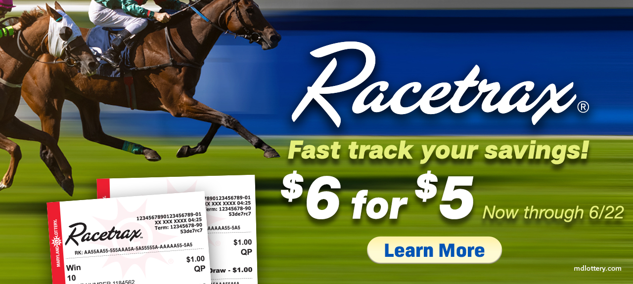 Racetrax fast track your savings! $6 for $5 now through 6/22