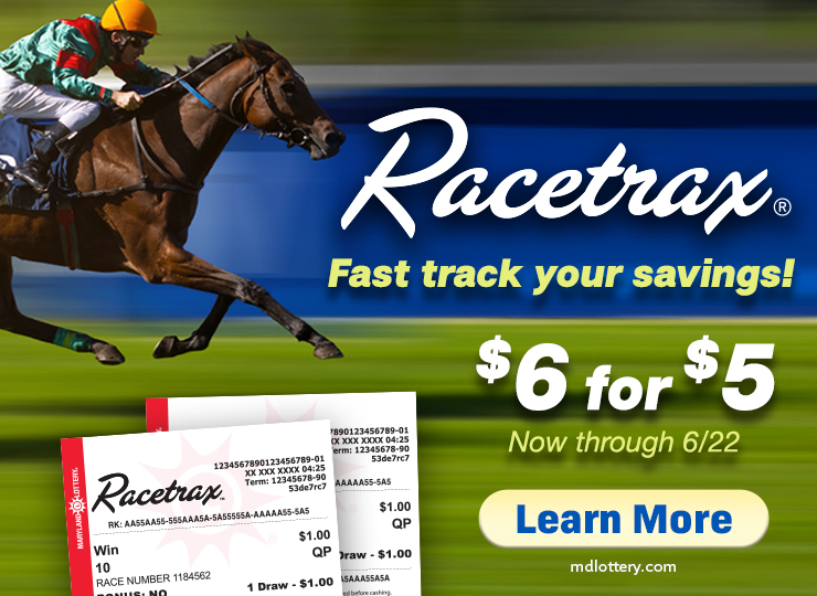 Racetrax fast track your savings! $6 for $5 now through 6/22