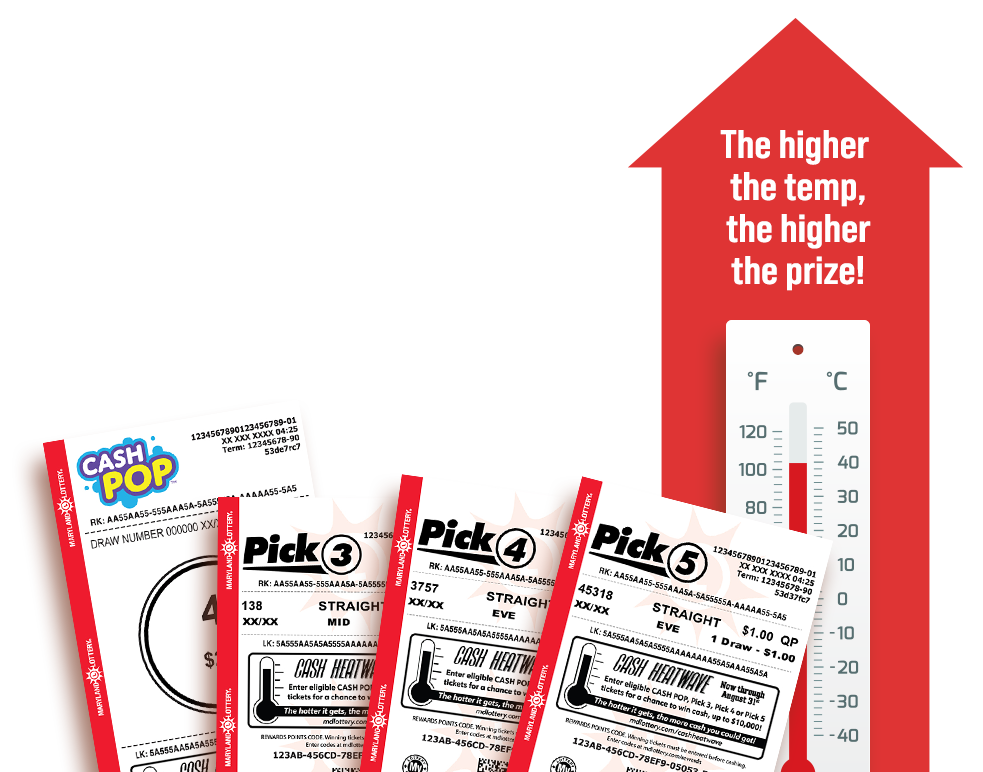 the higher the temp, the higher the prizes!
