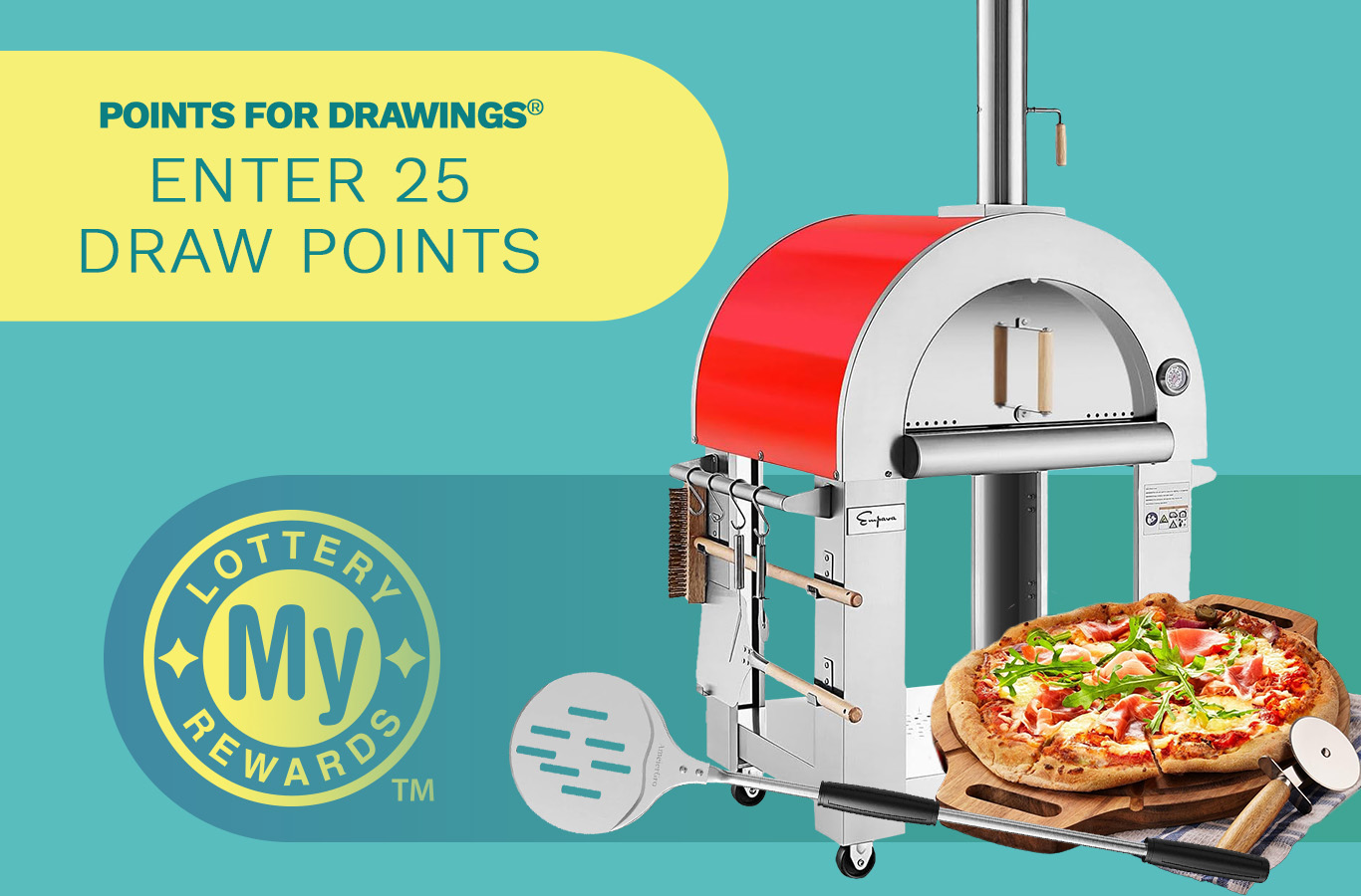 Here's your chance to win a Pizza Oven Package! Enter by Monday, August 11th.