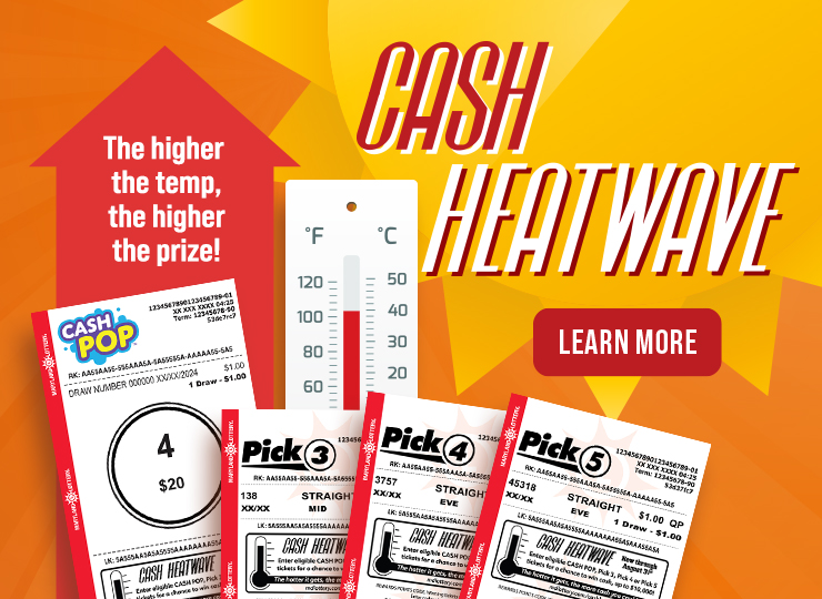 Cash Heatwave - the higher the temp, the higher the prize! learn more