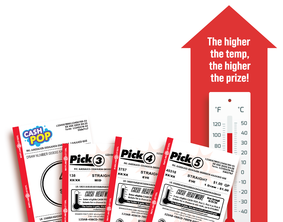 the higher the temp, the higher the prize!