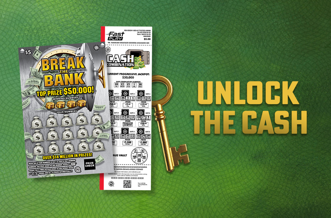 Get a second chance to win up to $25,000 and play our LIVE Unlock the Cash game!