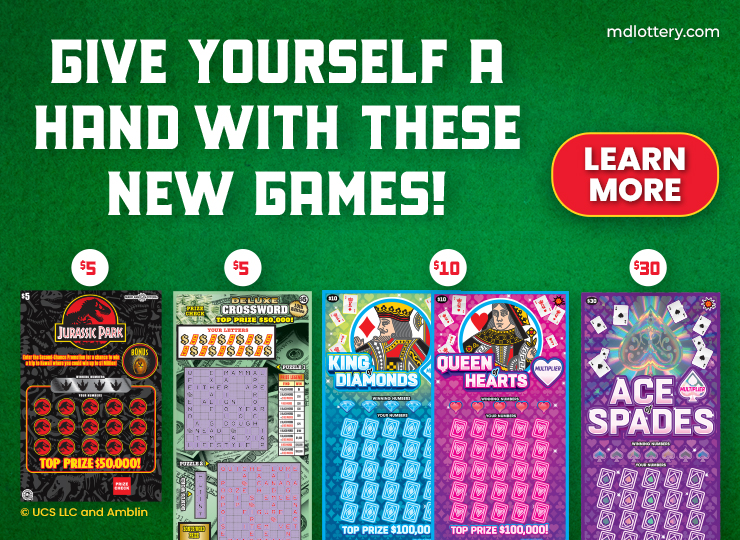 give yourself a hand with these new scratch games! learn more