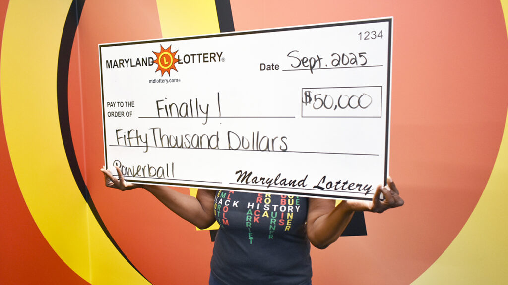 A Laurel woman missed the Powerball jackpot by one number but took home a $50,000 prize.
