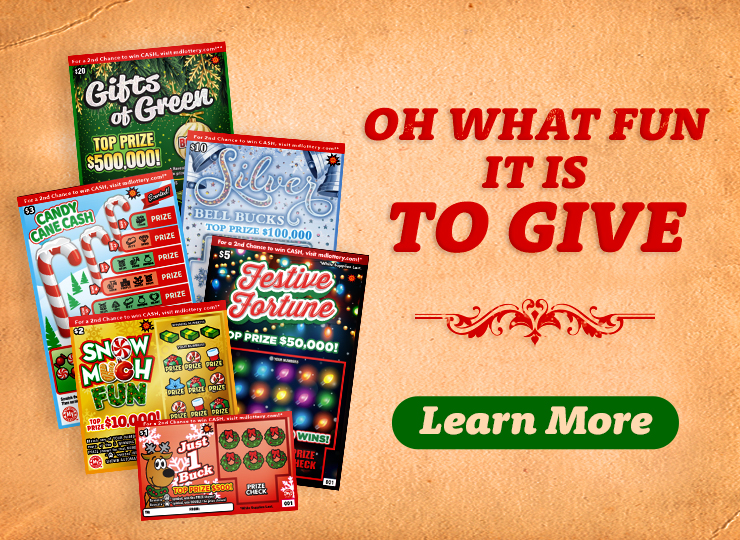 oh what fun it is to give new holiday scratch offs. learn more