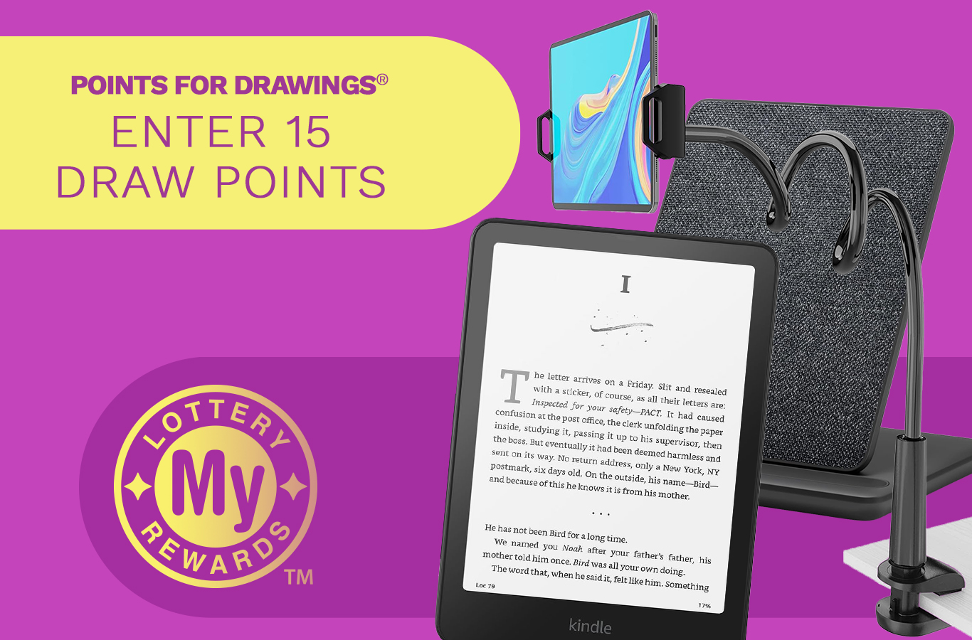 Here's your chance to win a Kindle Paperwhite! Enter by Monday, November 24th.