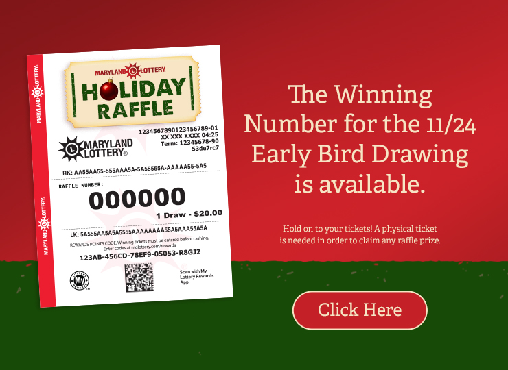 The Winning Number for the Holiday Raffle  Early Bird Drawing is available. Click here