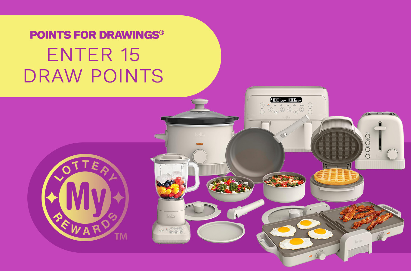 Here's your chance to win a bella™ Kitchen Bundle ! Enter by Sunday, December 28th.