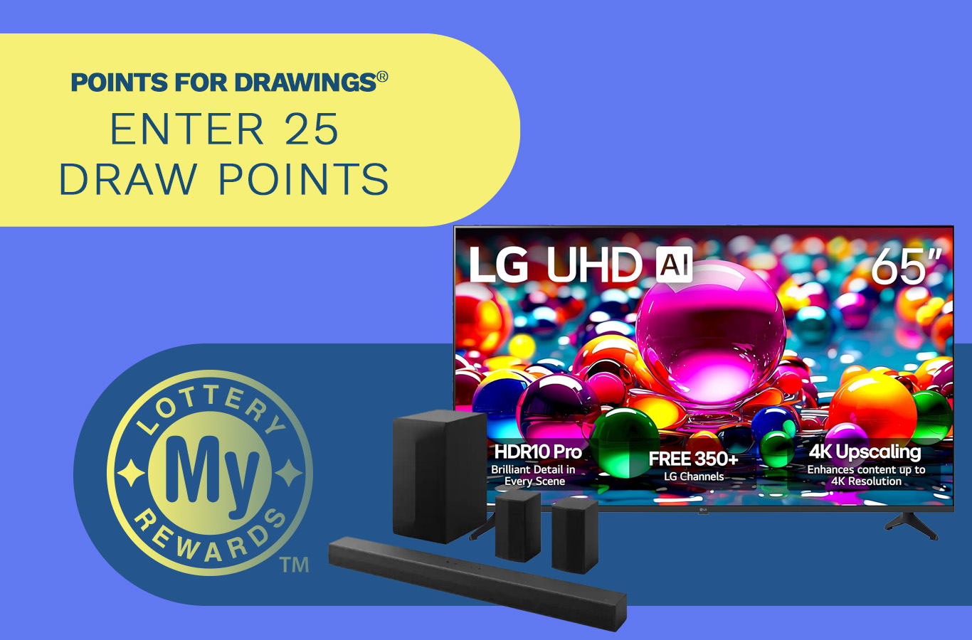 Here's your chance to win a New LG TV! Enter by Sunday, December 28th.