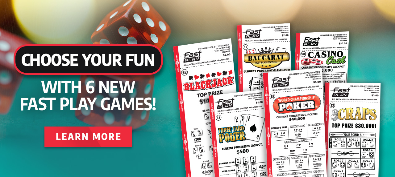 Choose your fun with 6 new fast play games!