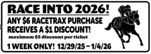 promotional message displayed on tickets