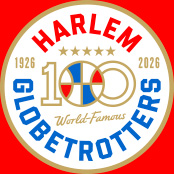 centennial logo for harlem globetrotters