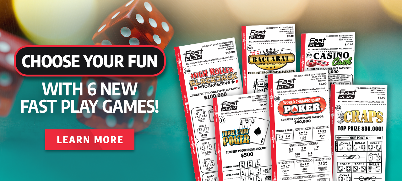 Choose your fun with 6 new fast play games!