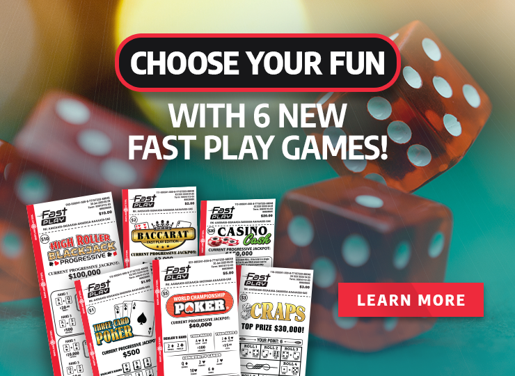 Choose your fun with 6 new fast play games!