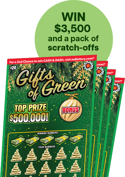 win $3,500 and a pack of scratch-offs