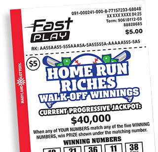 home run riches fast play ticket
