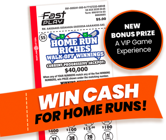 win cash for home runs! plus new bonus prize - a vip game experience