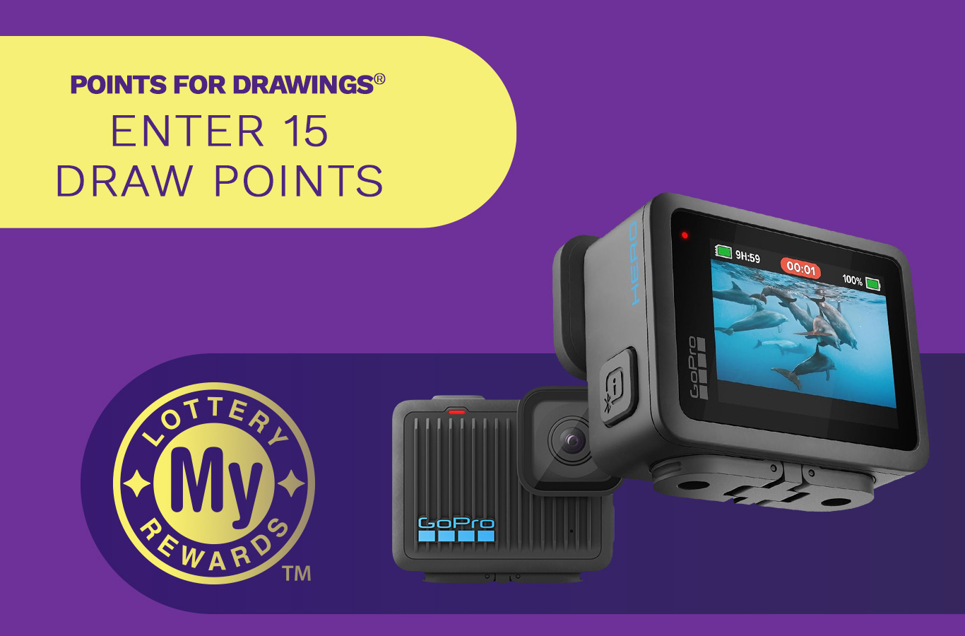 Here's your chance to win a GoPro® HERO™! Enter by Tuesday, April 7.