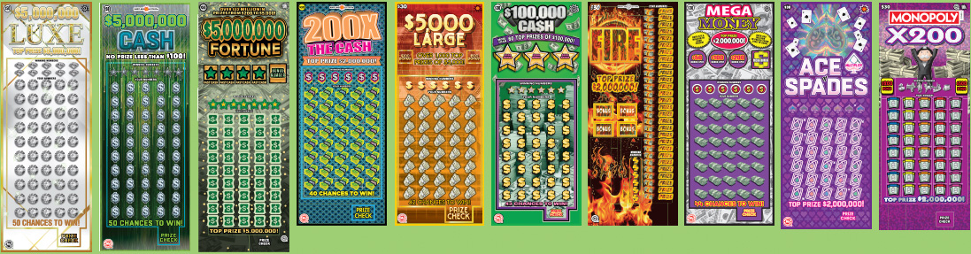 an image of all $30 and $50 tickets