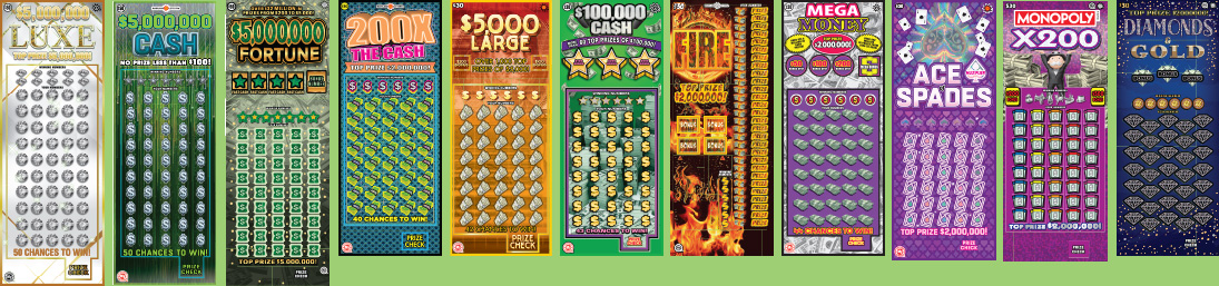 an image of all $30 and $50 tickets