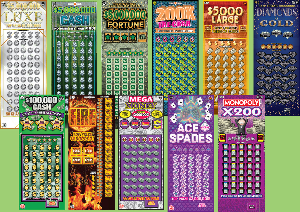 an image of all $30 and $50 tickets