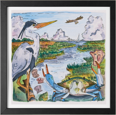 Gia Coakley's winning art piece