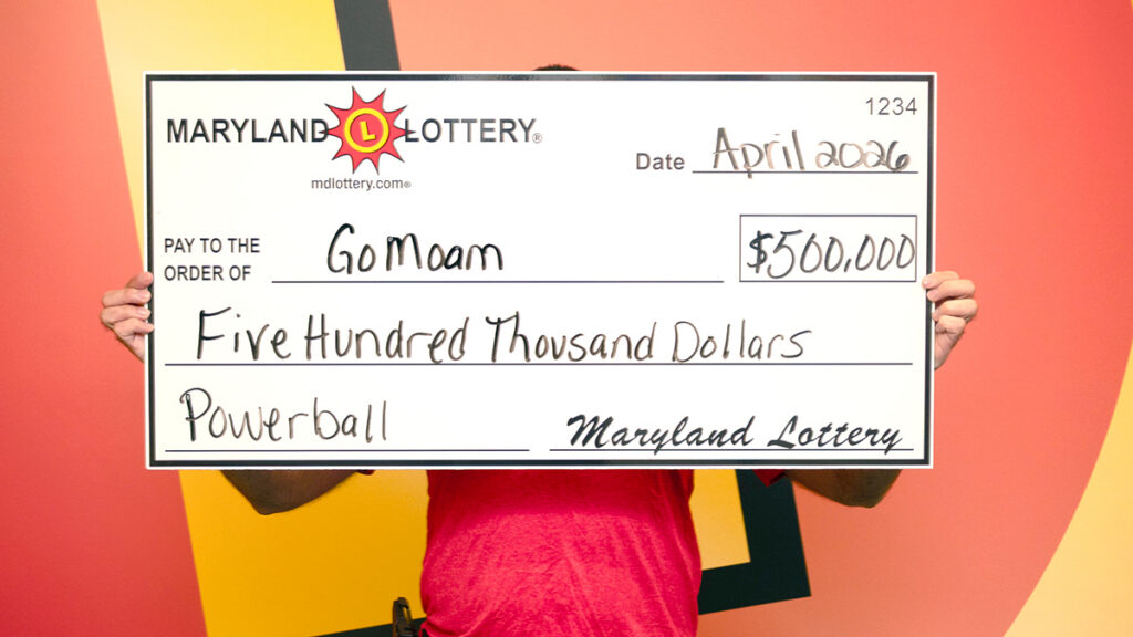 Grateful Prince George’s County Man Scores $500,000 Powerball Double Play Prize