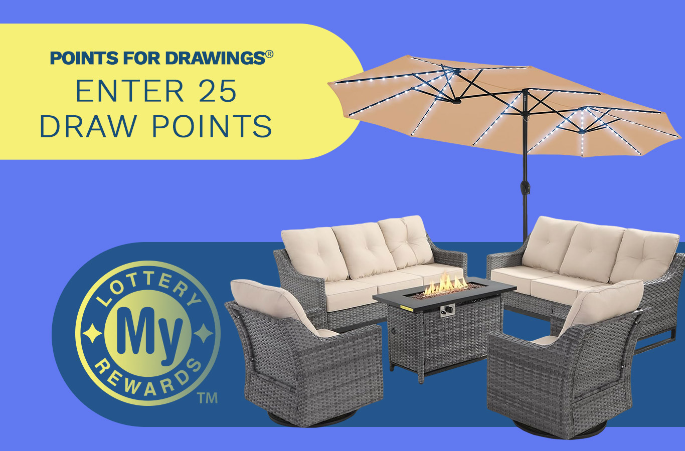Here's your chance to win a Patio Living Bundle! Enter by Tuesday, August 11.