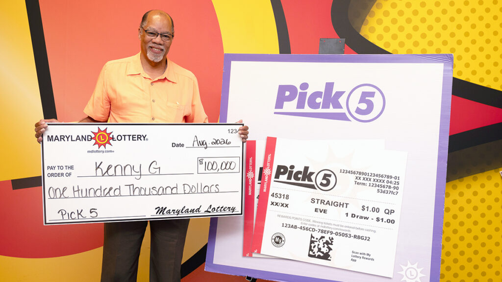 Salisbury resident Kenny G looks forward to making home improvements and taking care of his family after winning two Pick 5 top prizes for a total of $100,000.