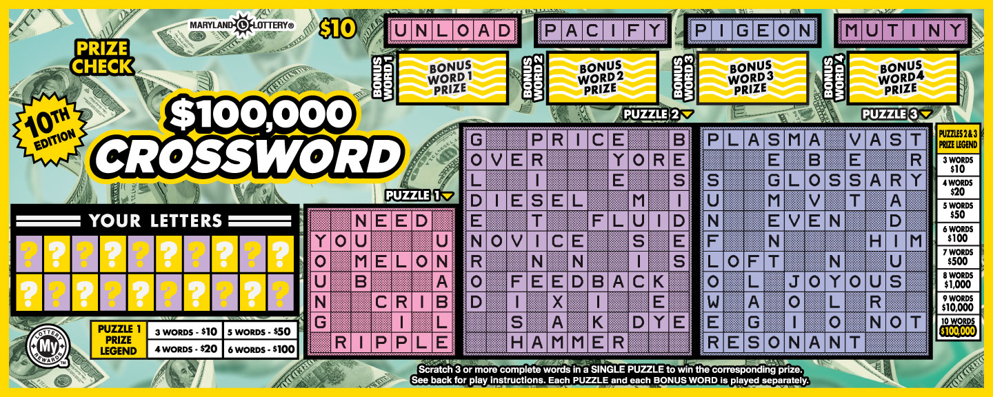 $100,000 Crossword